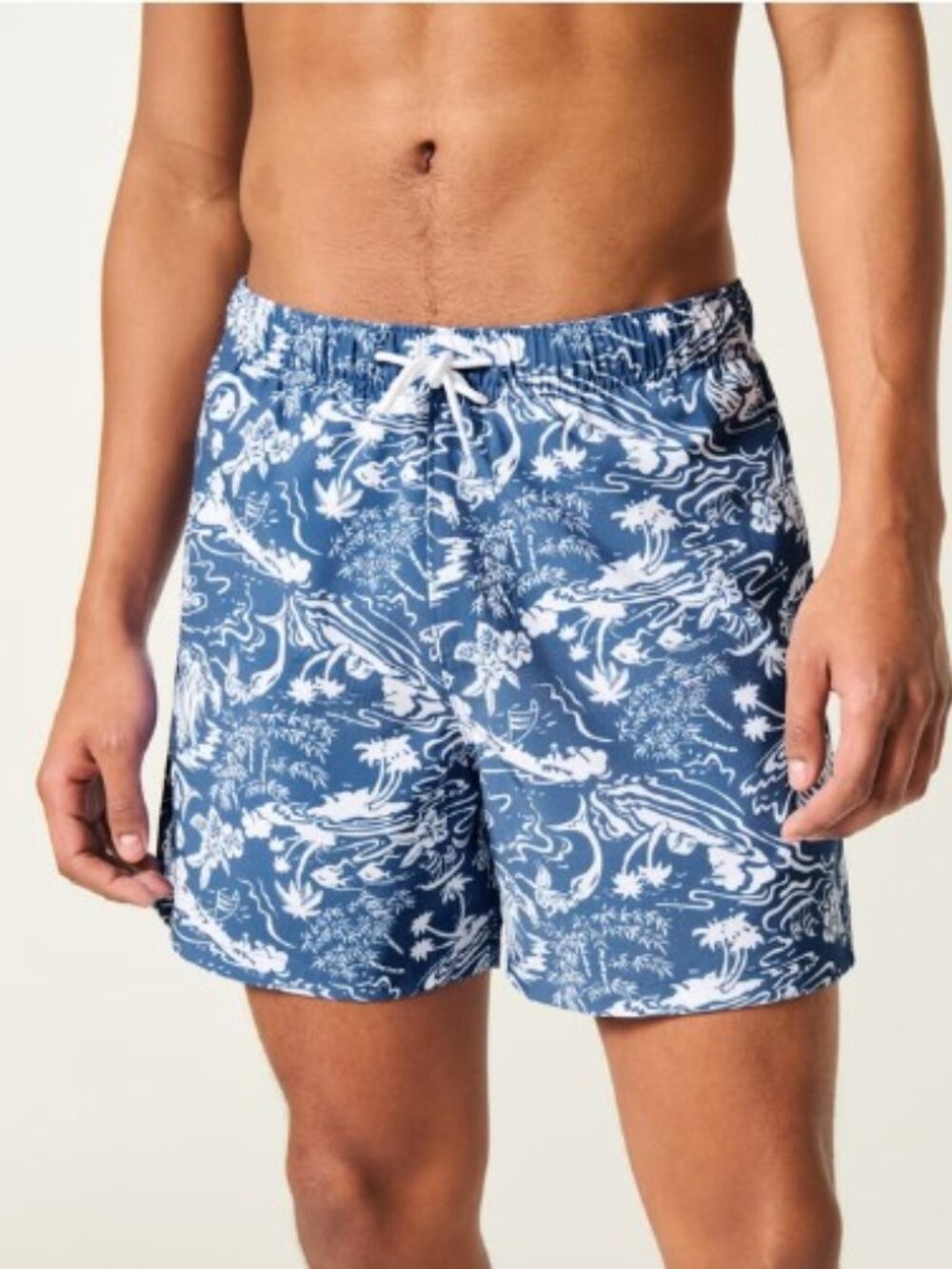 NWT!  Hollister Mid-Thigh Swim Trunks